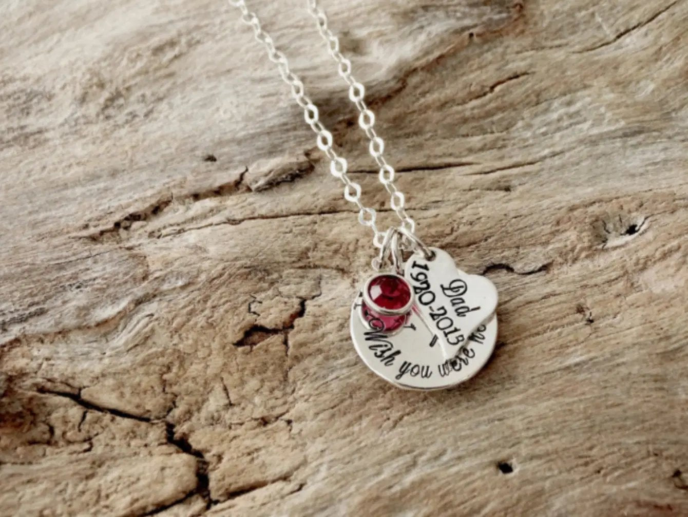 Birthstone Memorial Necklace
