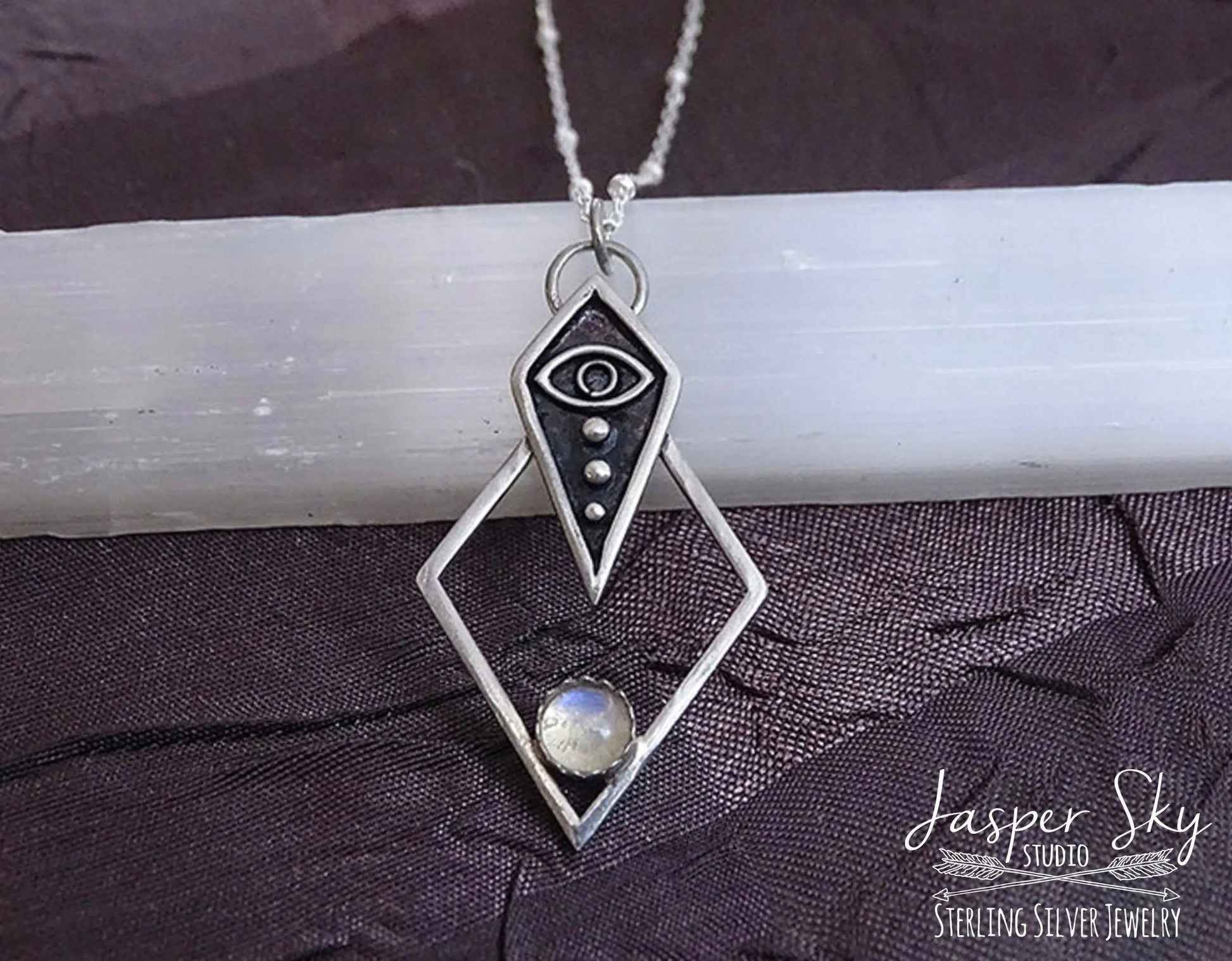 Sterling Silver Eye Pendant