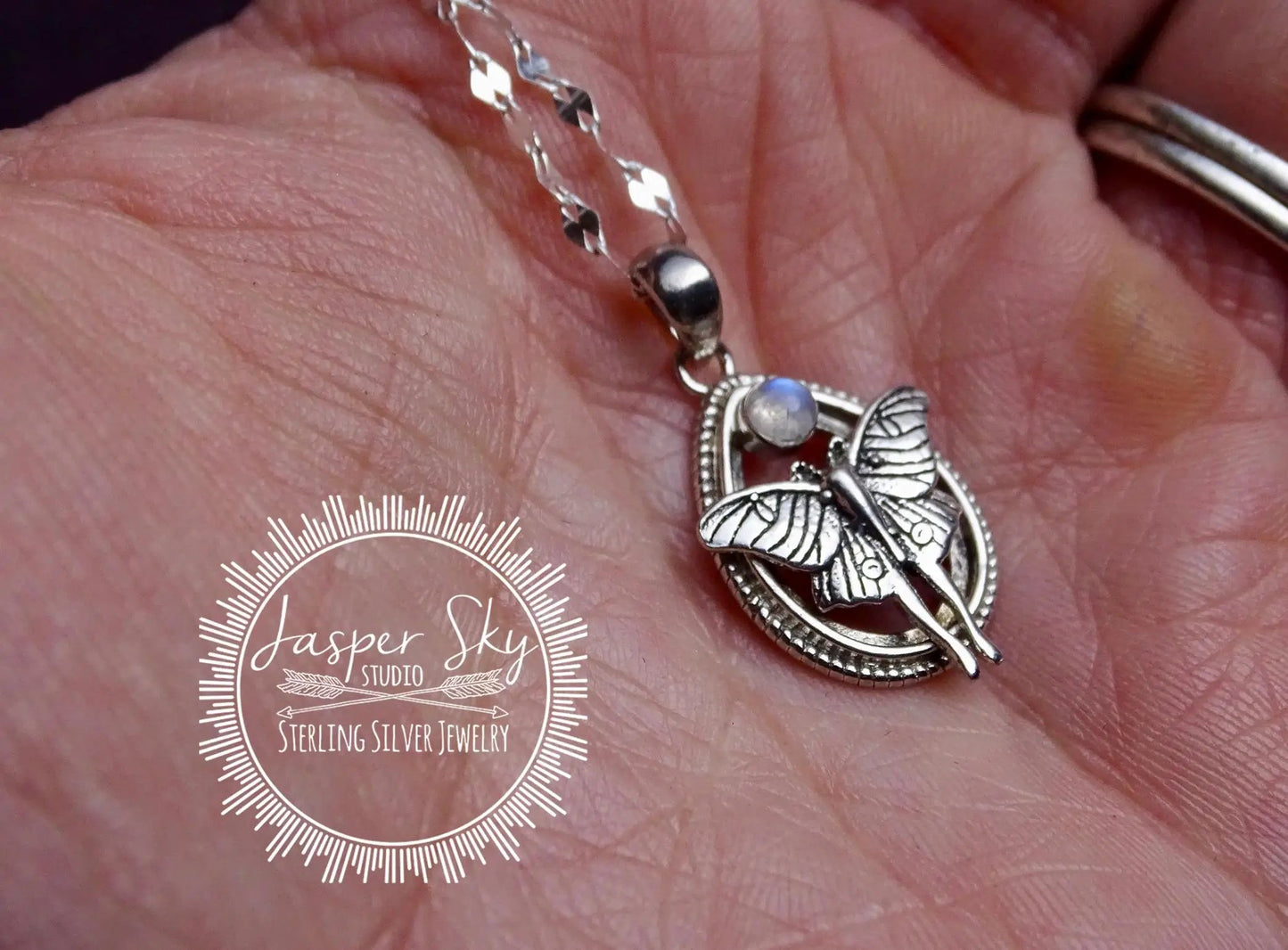 Luna Moth Pendant