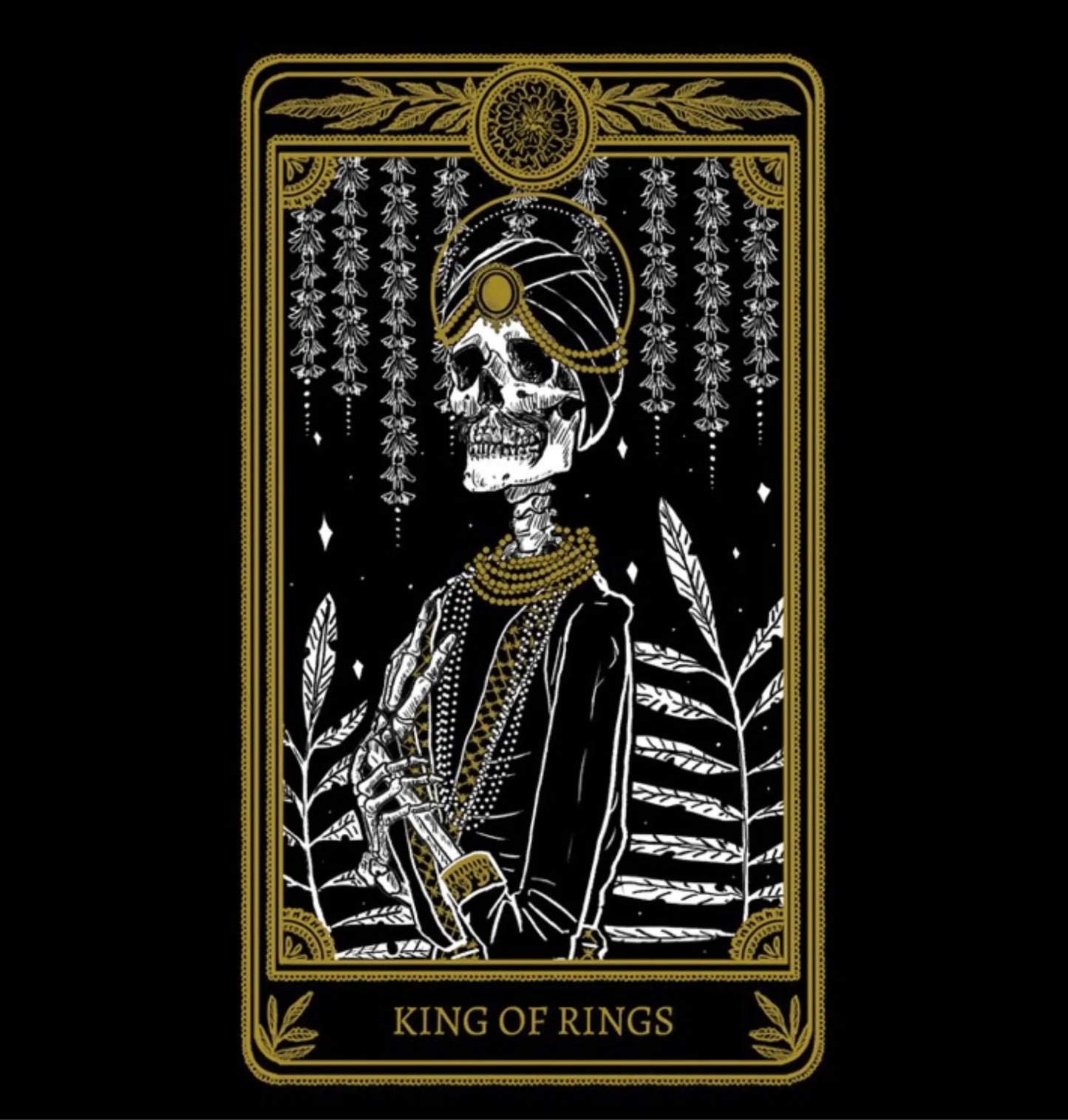 Kings of Rings Tarot Card Necklace