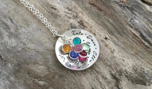 Family Birthstone Necklace