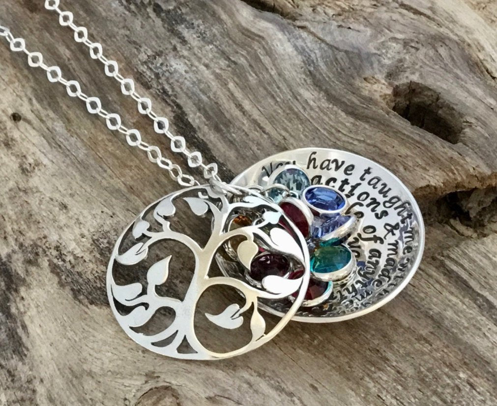 Tree of Life Birthstone Necklace