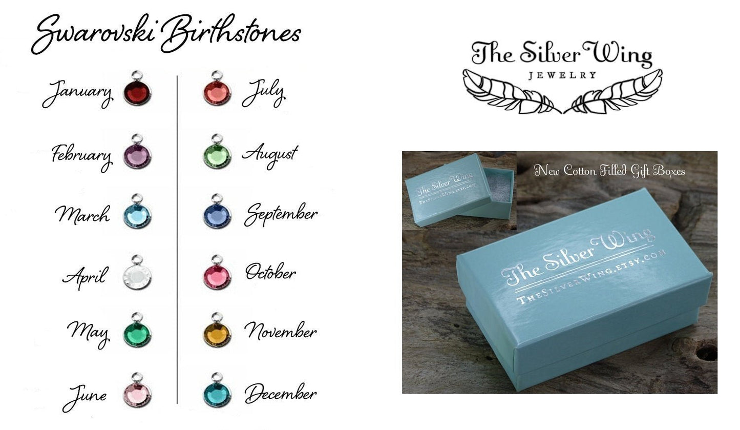 Kids birthstone necklace