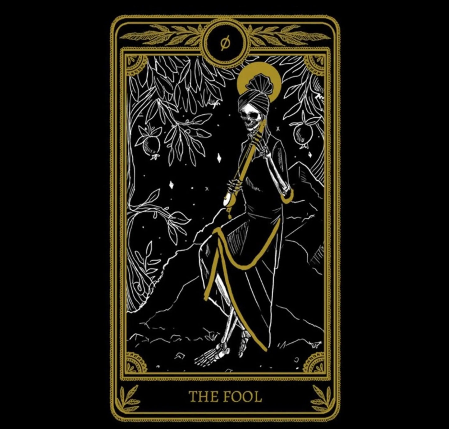 Fool Tarot Card Necklace