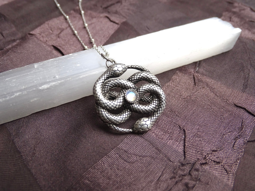 Ouroboros Necklace: Capturing the Endless Cycle of Renewal and Transformation