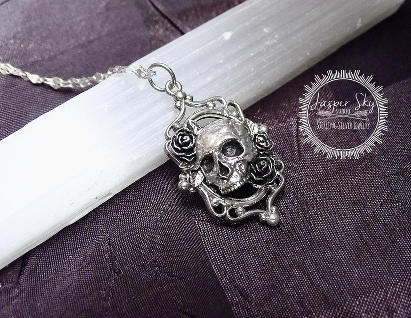 Unveiling the Beauty of the Skull and Roses Pendant: A Gothic Statement Piece