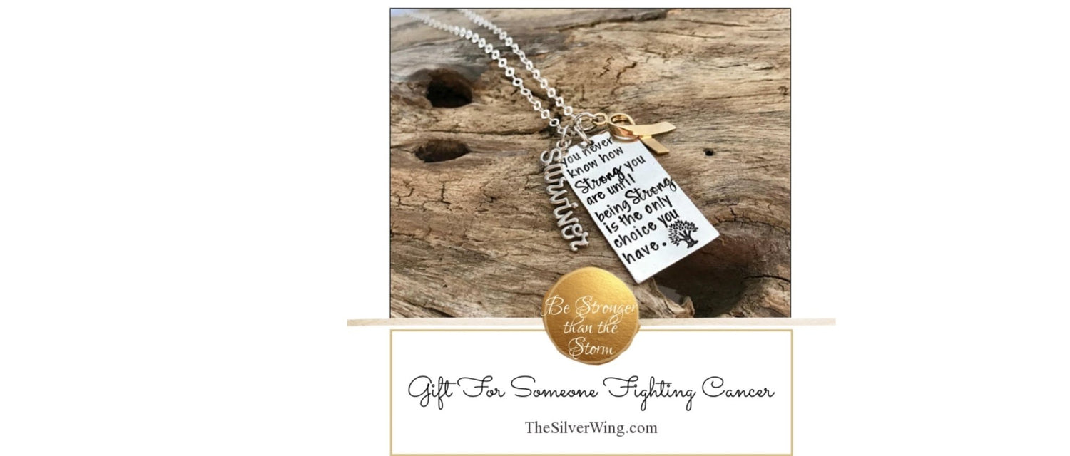 Chemo Necklace, Cancer Support Jewelry | Chemo Gift | Recovery (by quicklify)