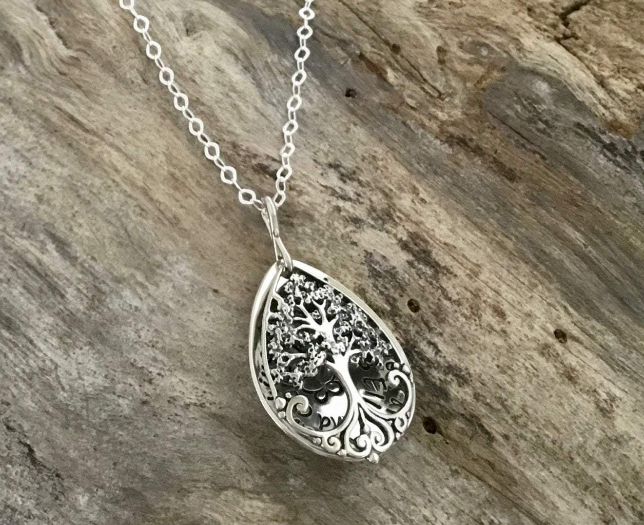 Tree of Life Jewelry | Sterling Silver | Family Tree (by quicklify)