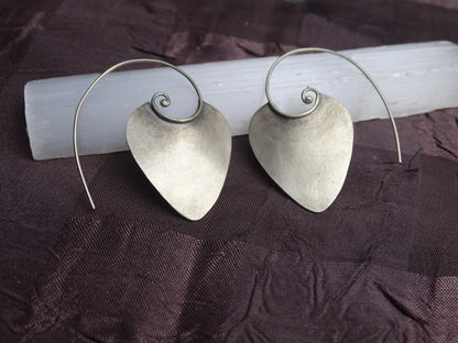 Silver Tribal Earrings