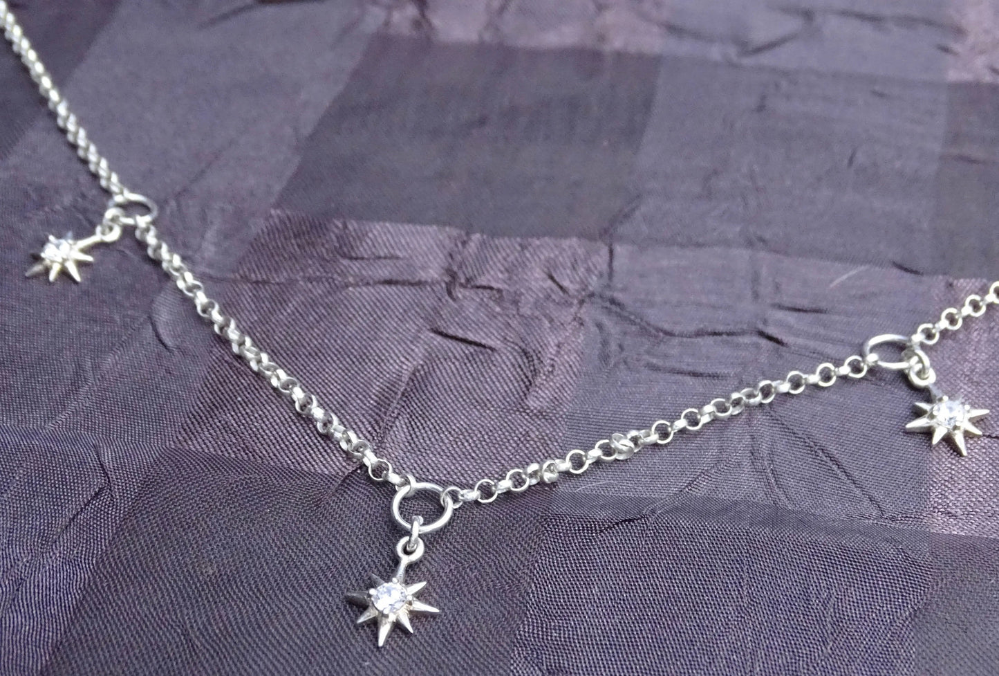 Sterling silver North Star Necklace