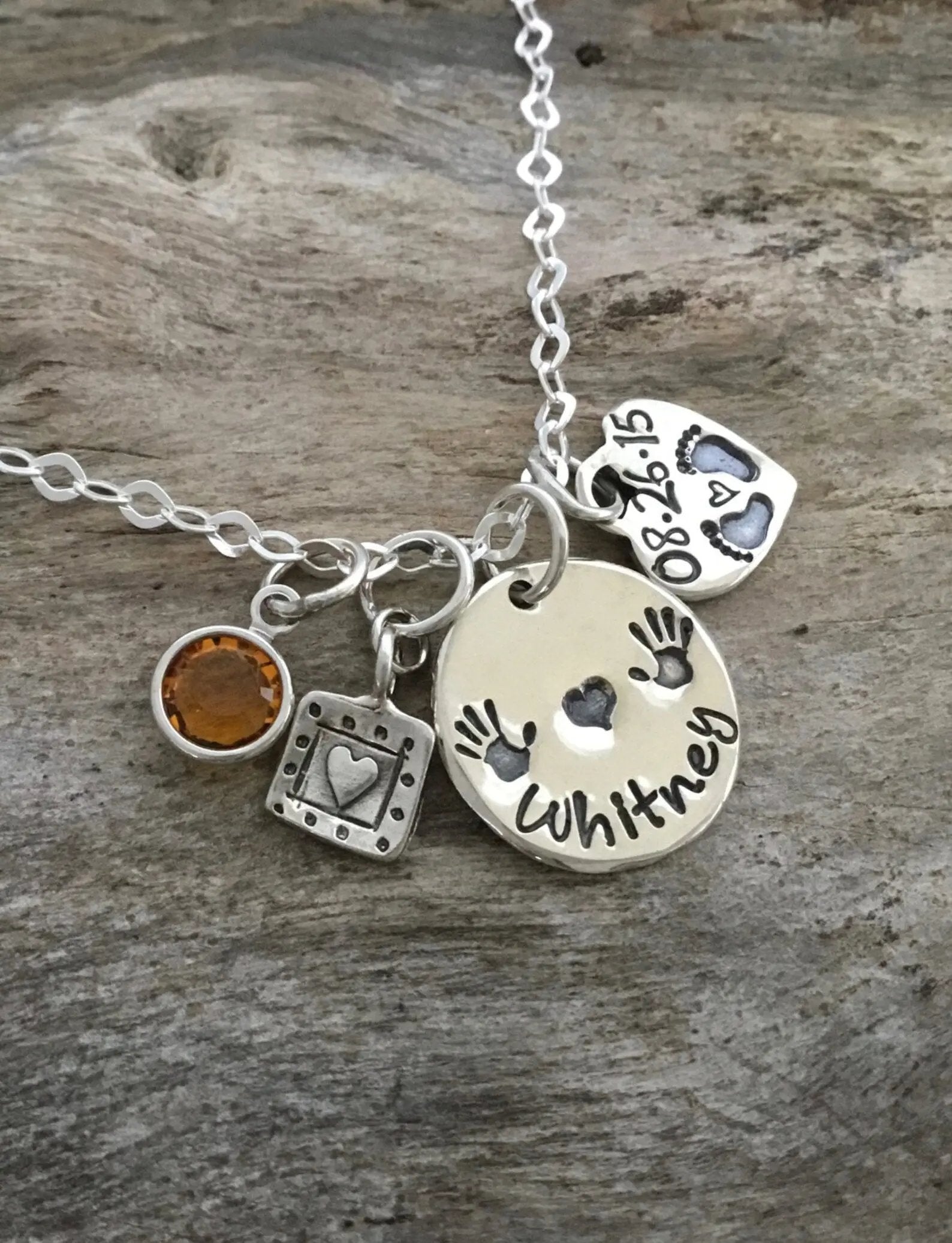 Baby Name Necklace For Mom