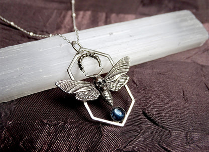 Moth necklace