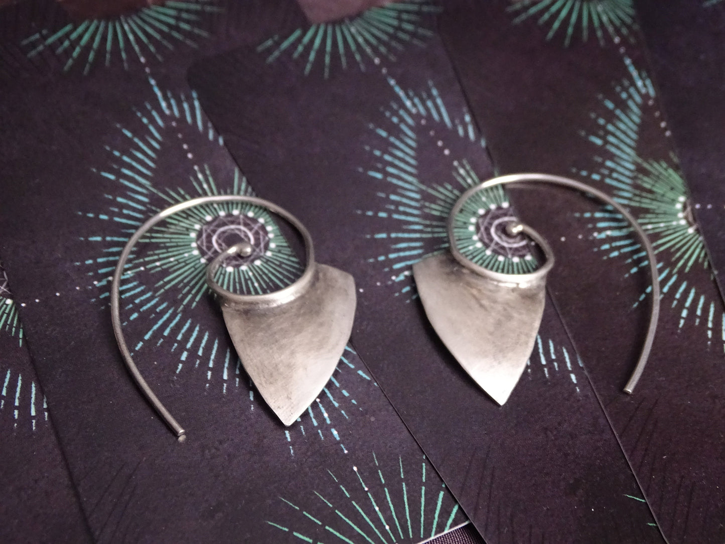 Sterling silver Spiral Earrings