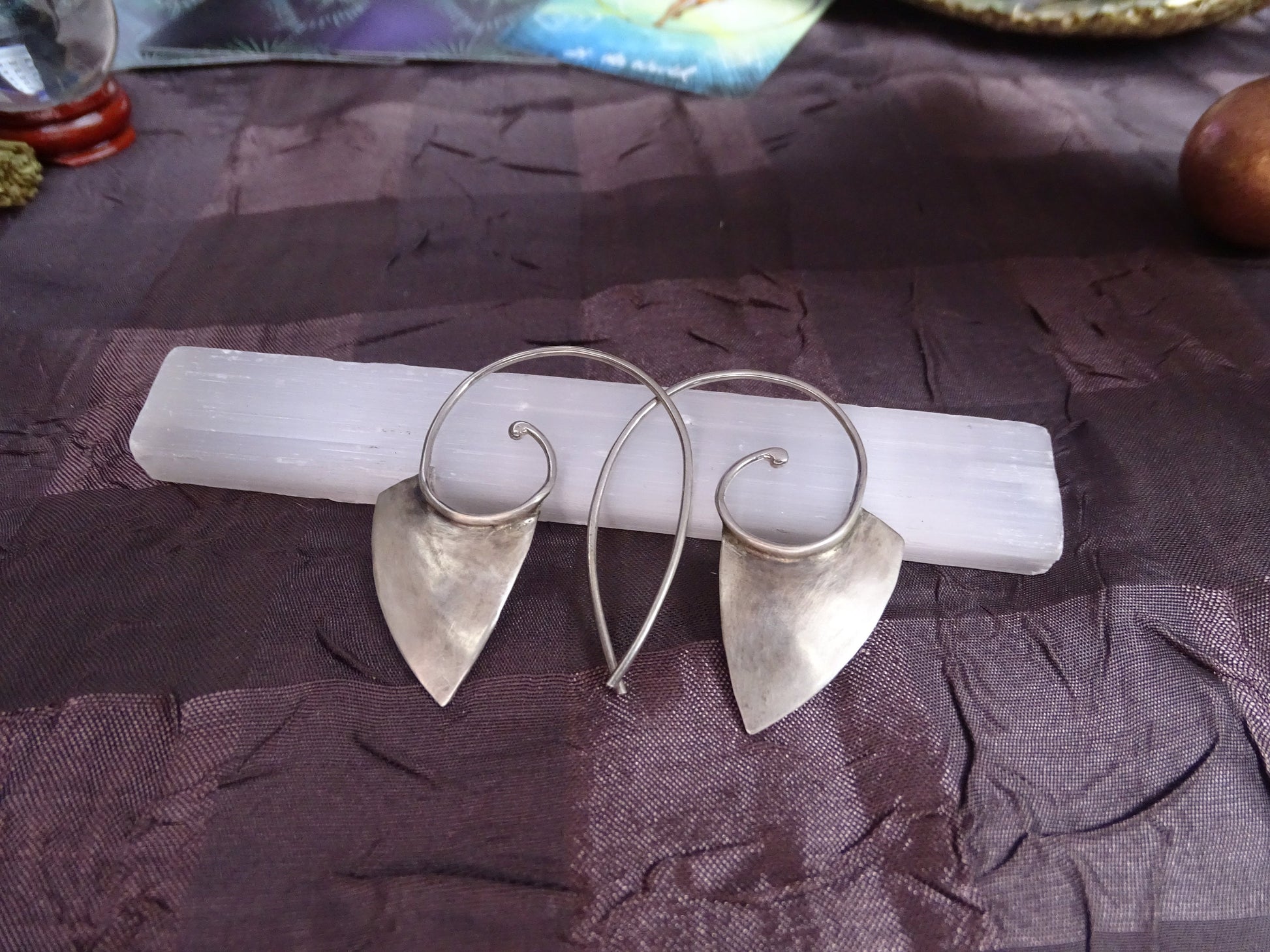 Sterling silver Spiral Earrings
