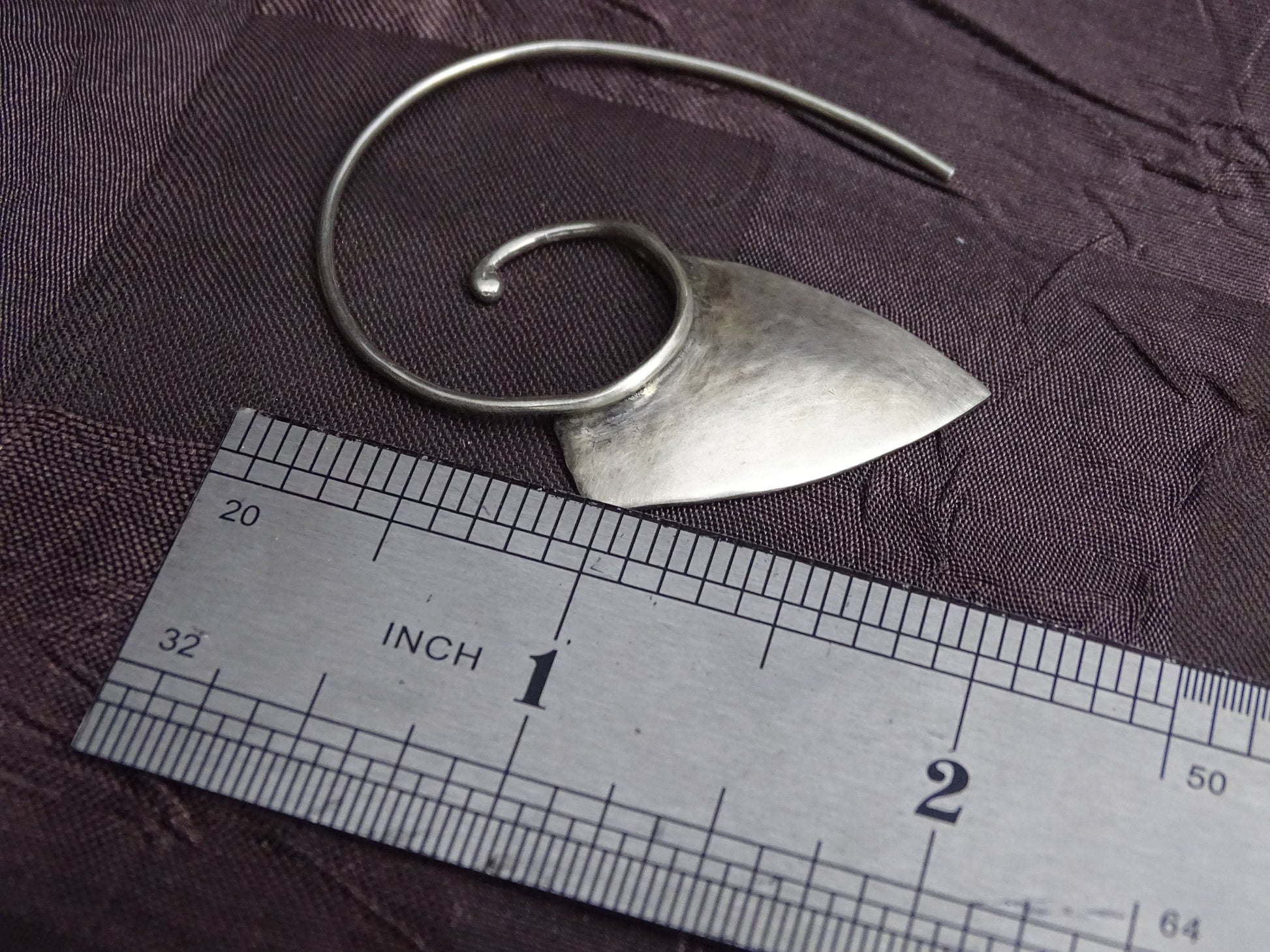 Sterling silver Spiral Earrings