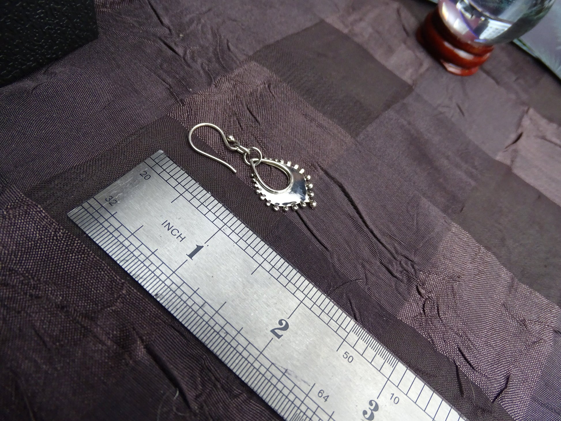 Sterling silver dangle earrings
