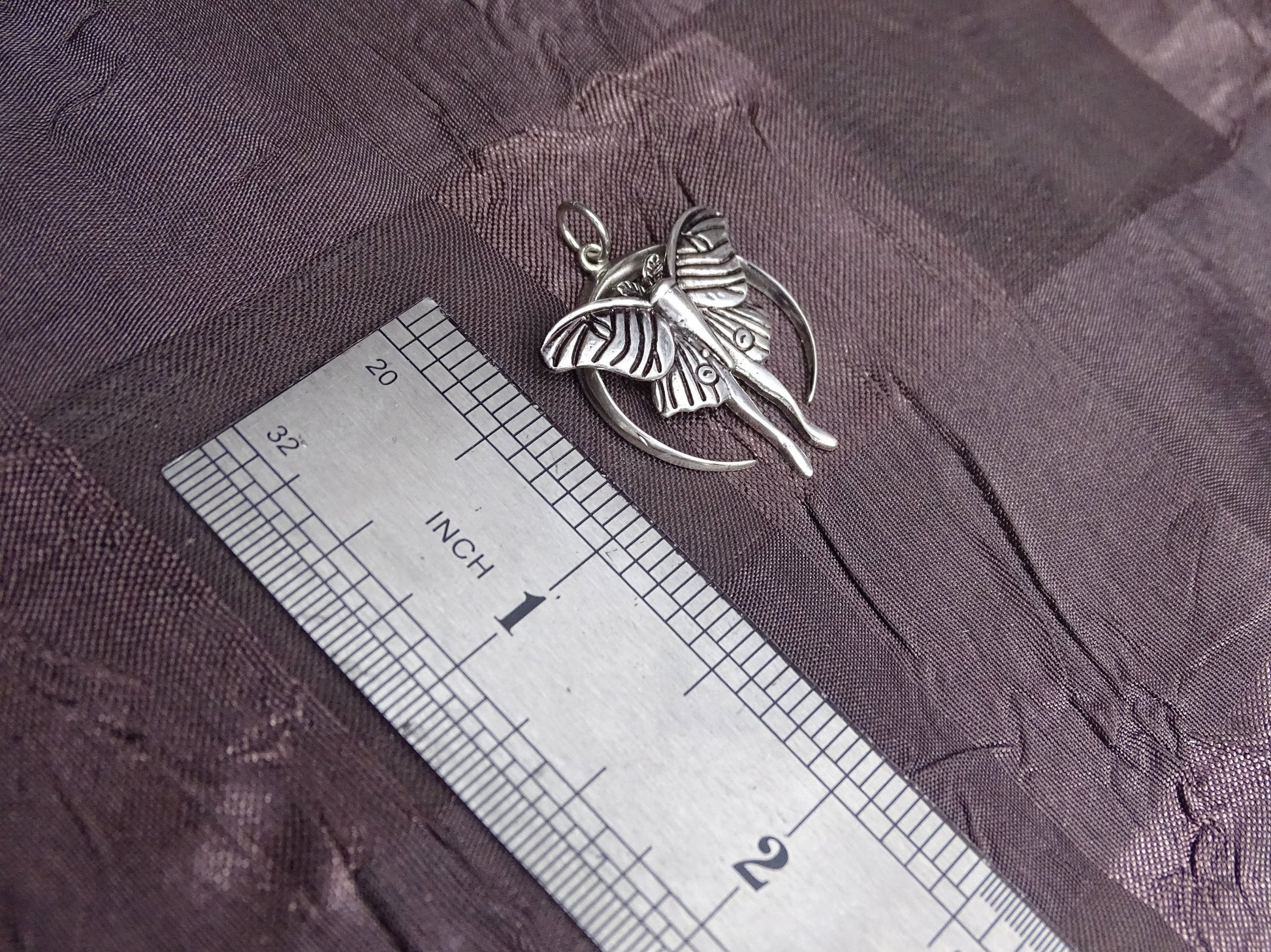 Luna Moth Necklace