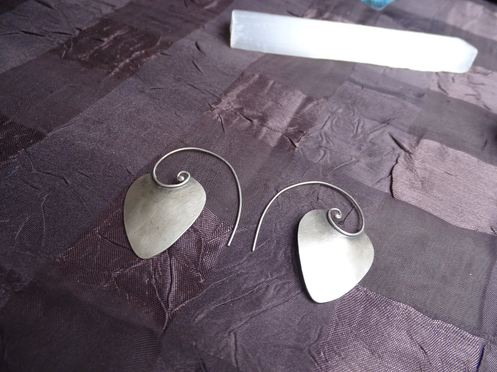 Sterling silver Spiral Earrings