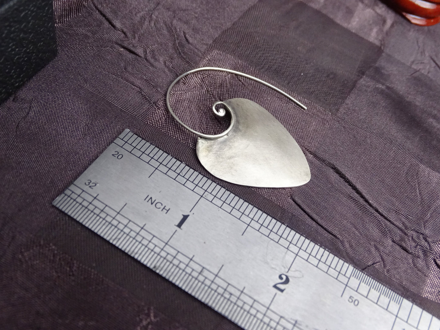 Sterling silver Spiral Earrings