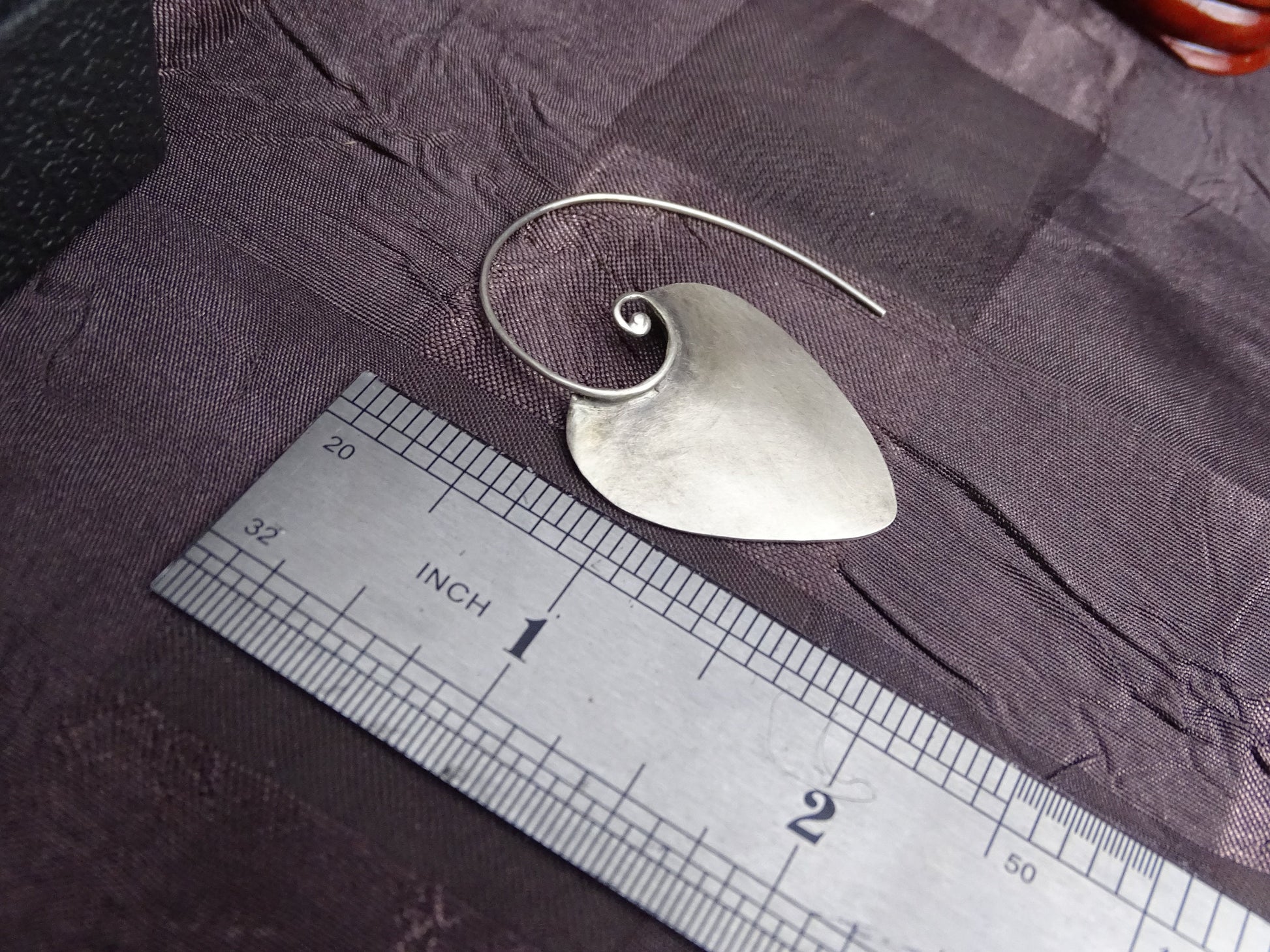 Sterling silver Spiral Earrings