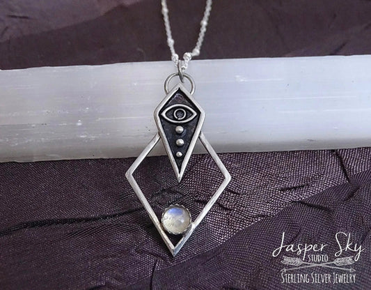 Sterling Silver Eye Pendant