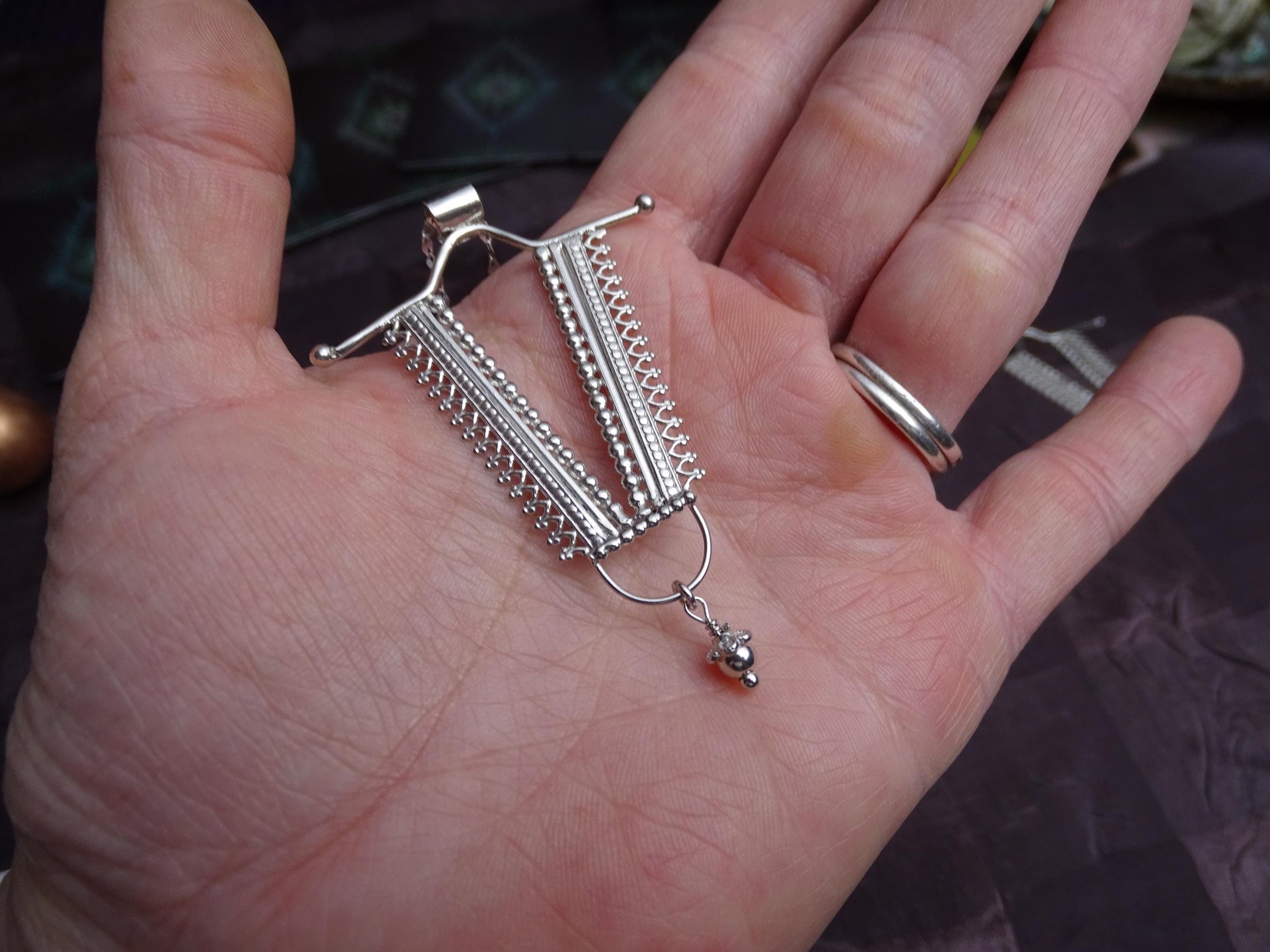 Statement Necklace Sterling Silver