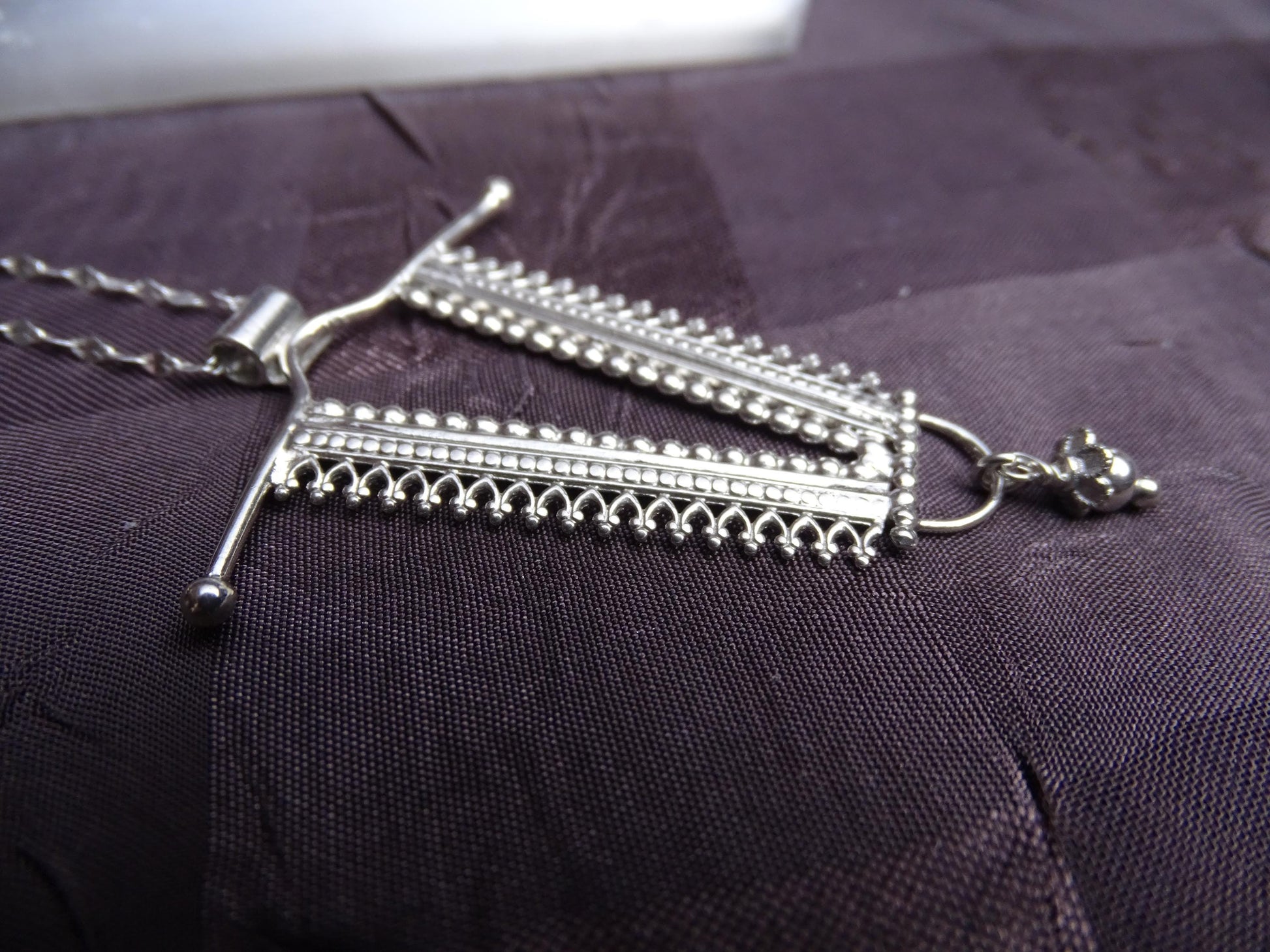 Statement Necklace Sterling Silver