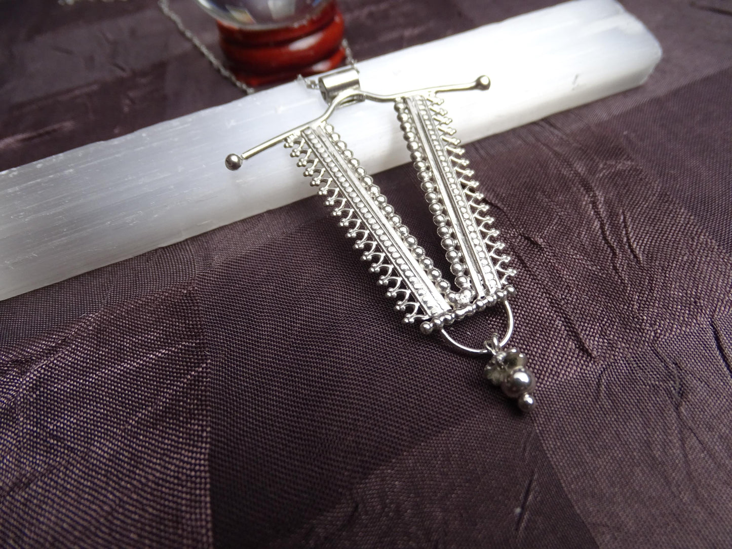 Statement Necklace Sterling Silver