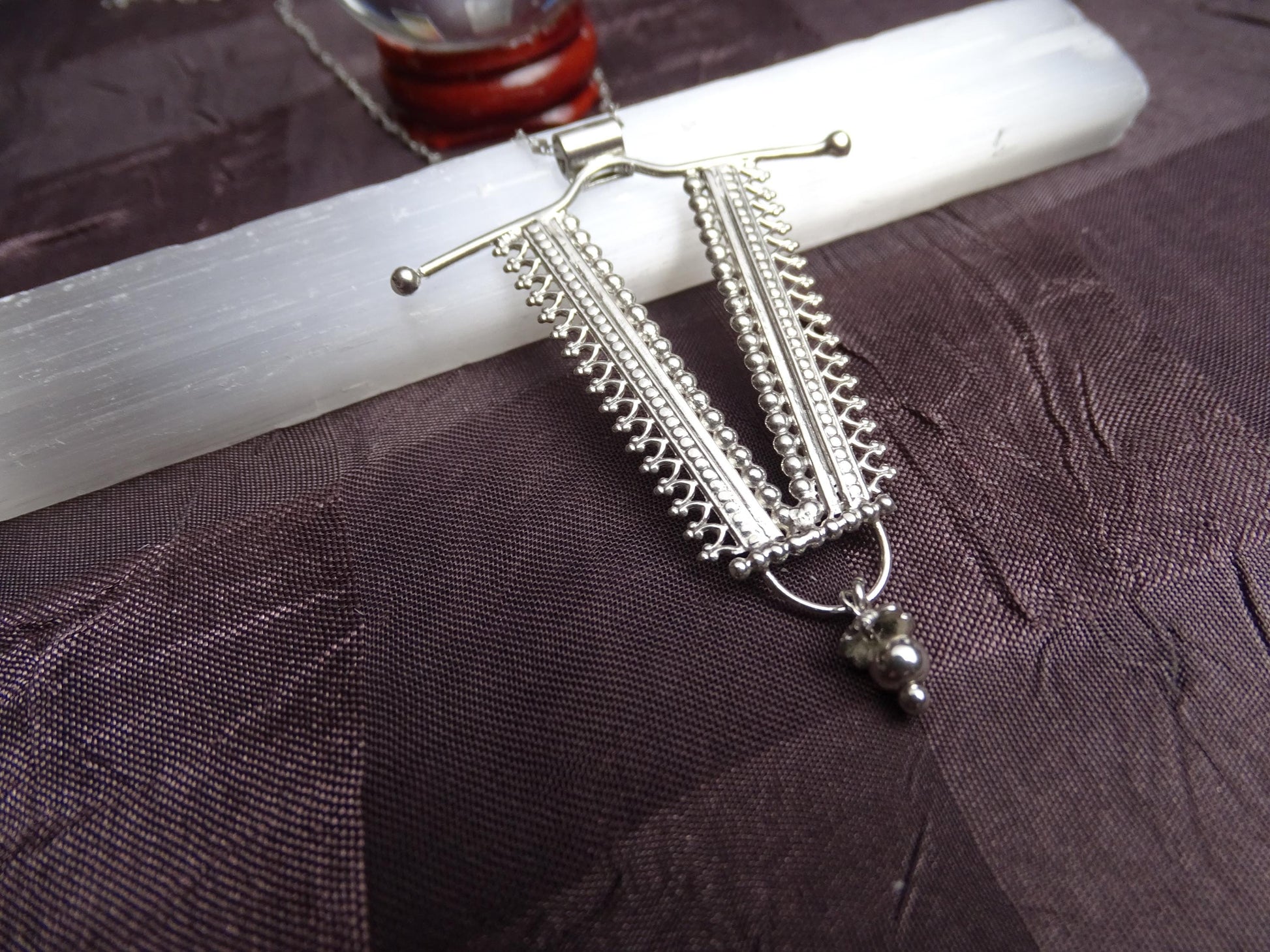 Statement Necklace Sterling Silver