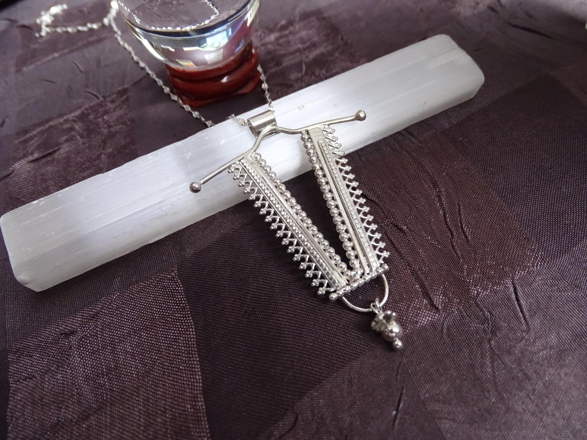 Statement Necklace Sterling Silver