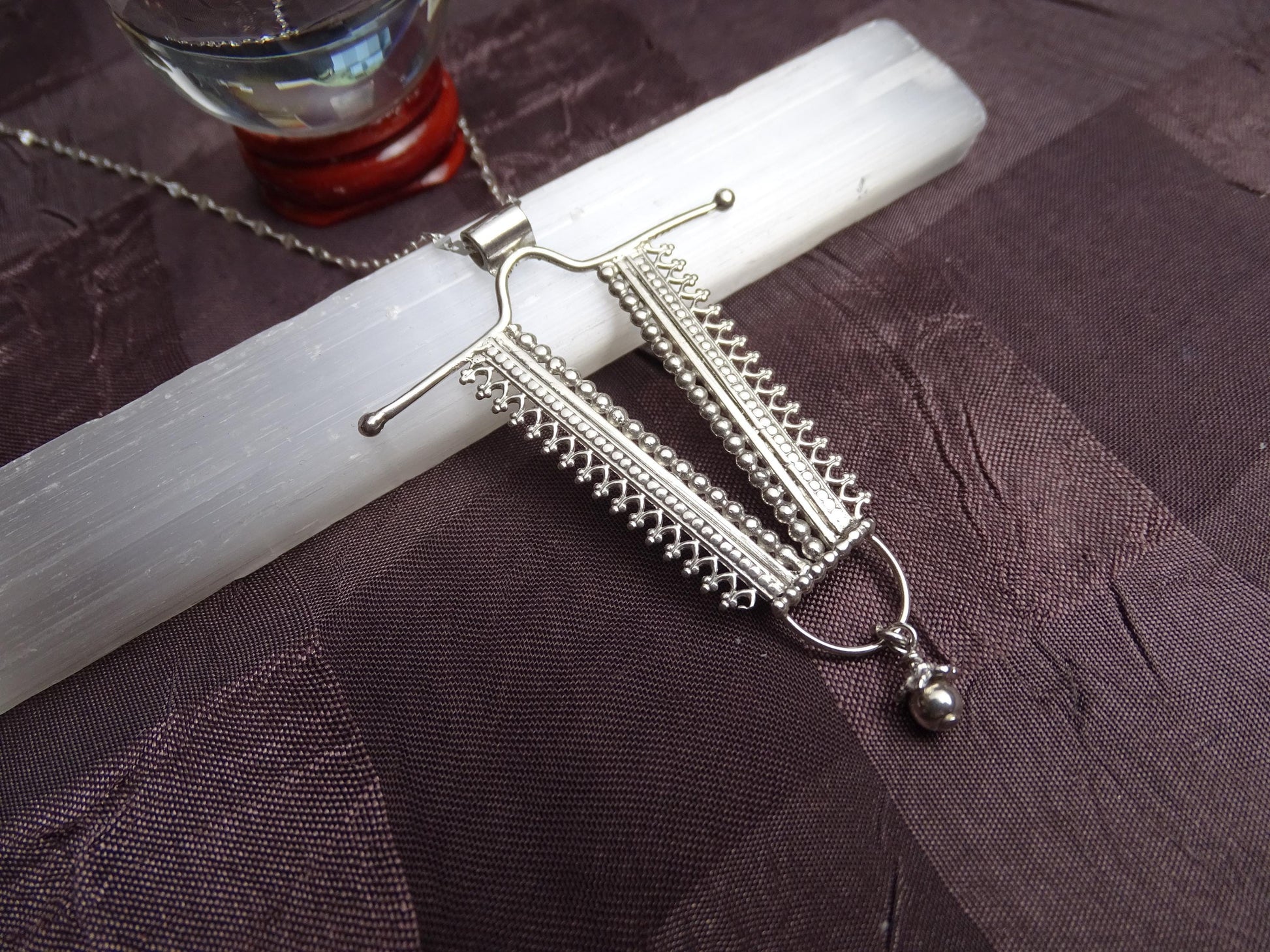 Statement Necklace Sterling Silver