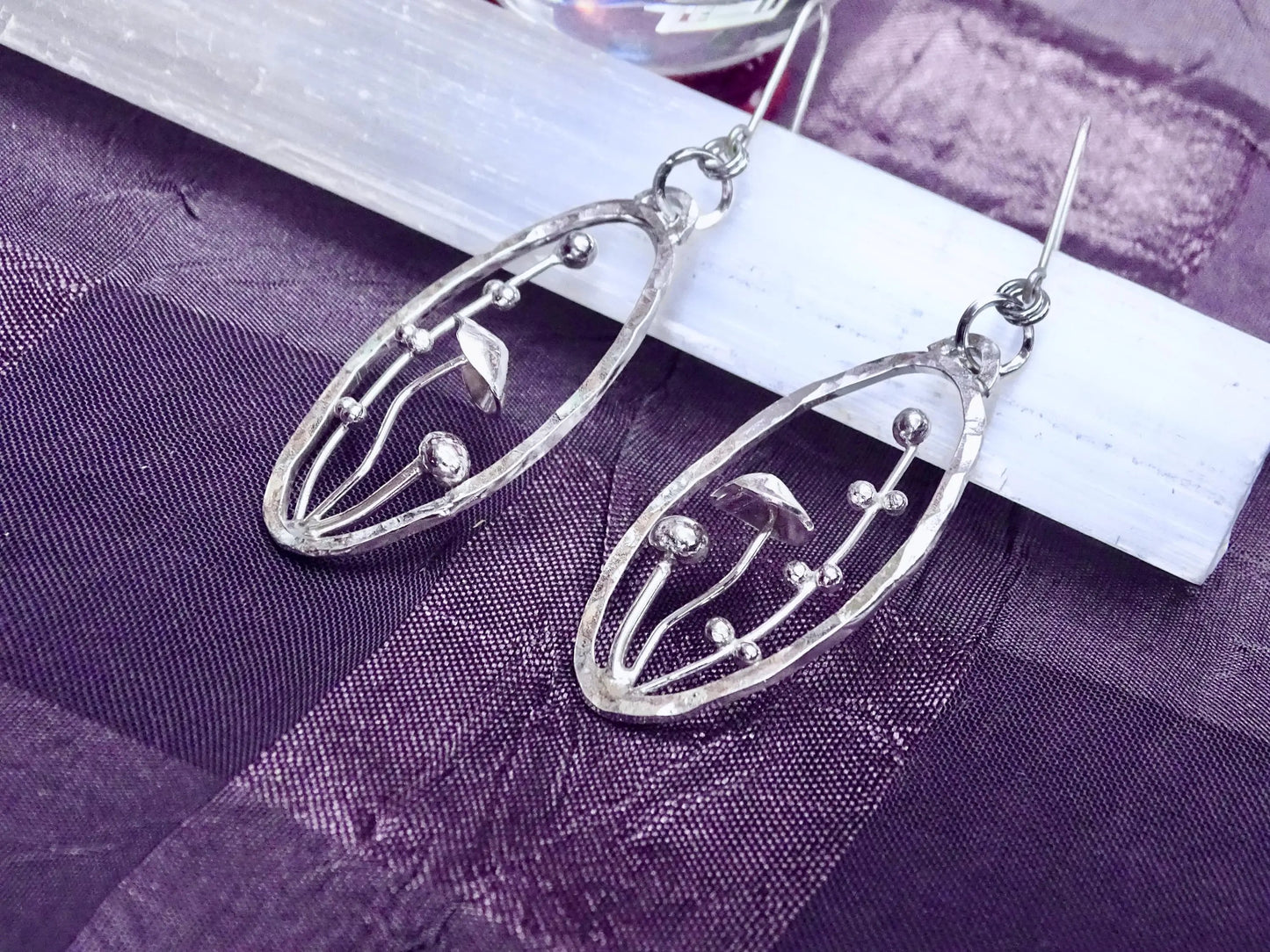 Mushroom earrings