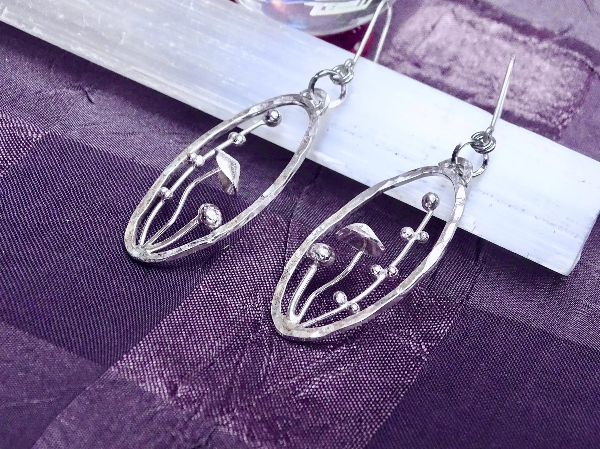 Mushroom earrings