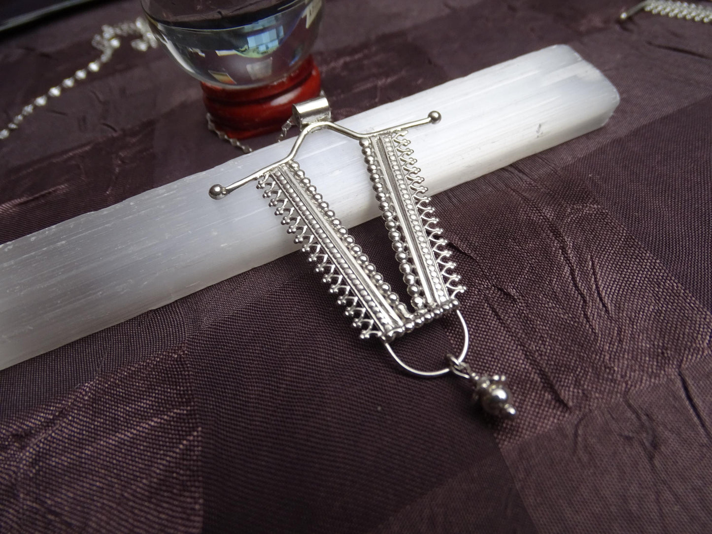 Statement Necklace Sterling Silver