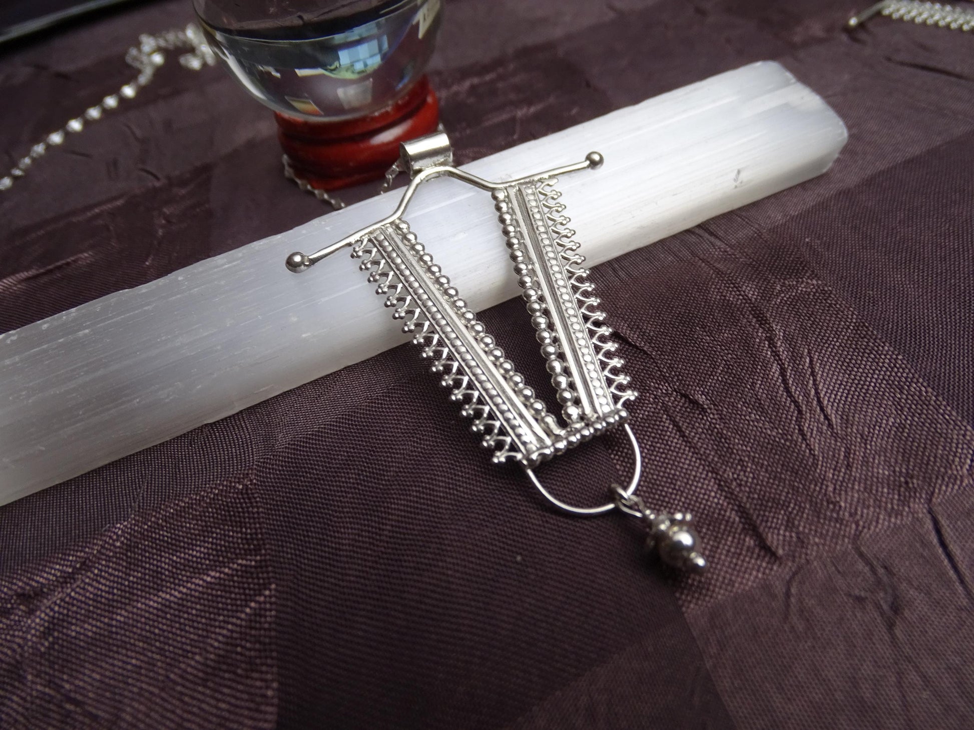 Statement Necklace Sterling Silver