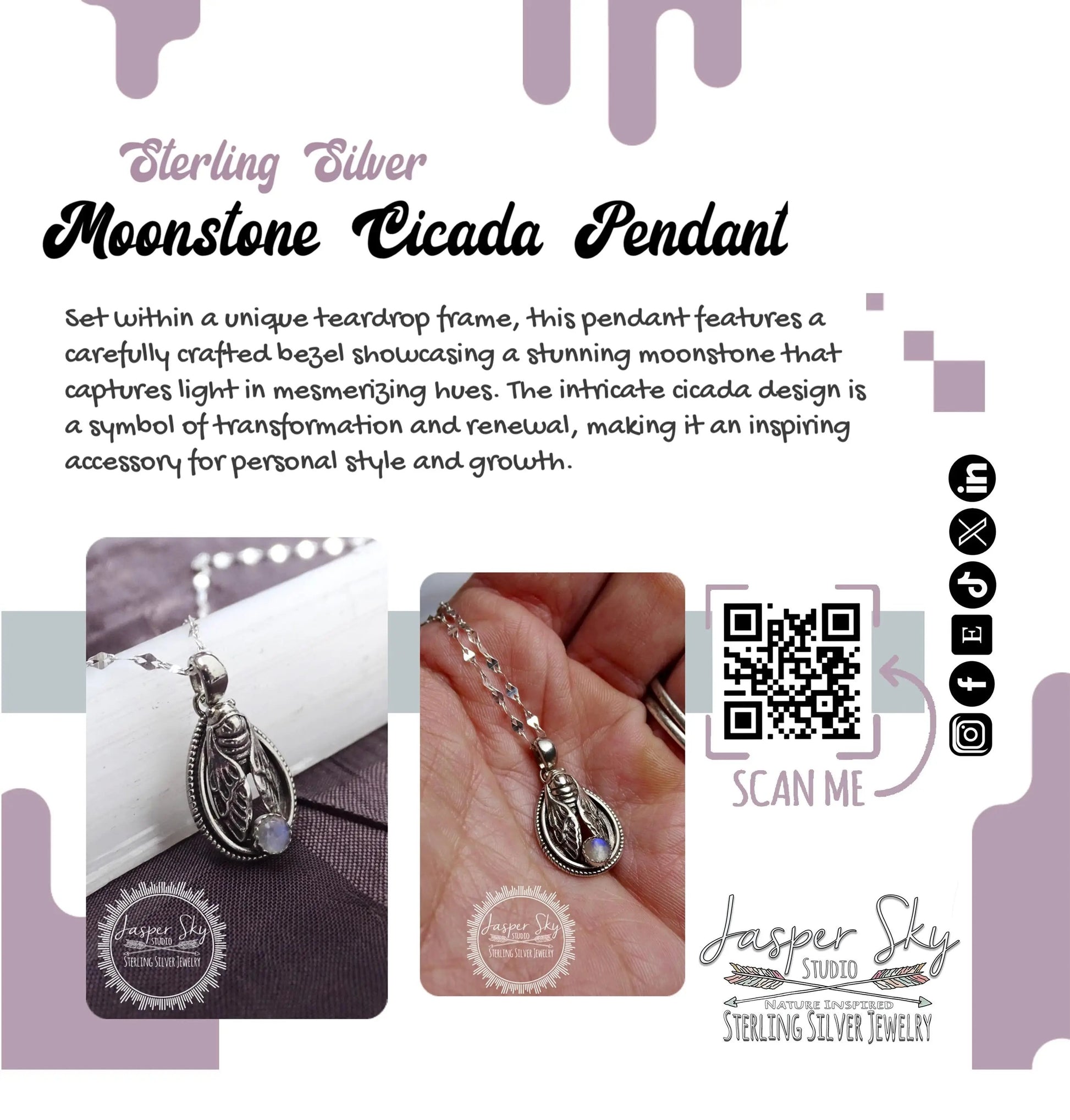 Cicada Pendant