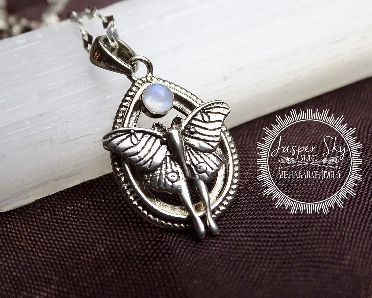 Luna Moth Pendant