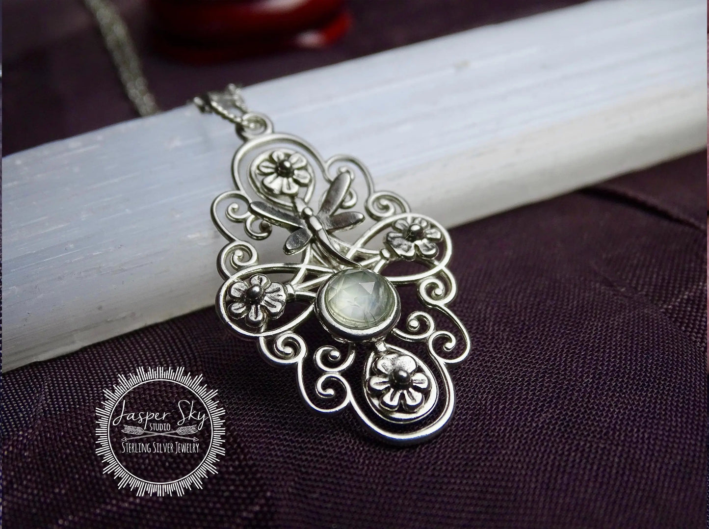 Sterling Silver Dragonfly Pendant