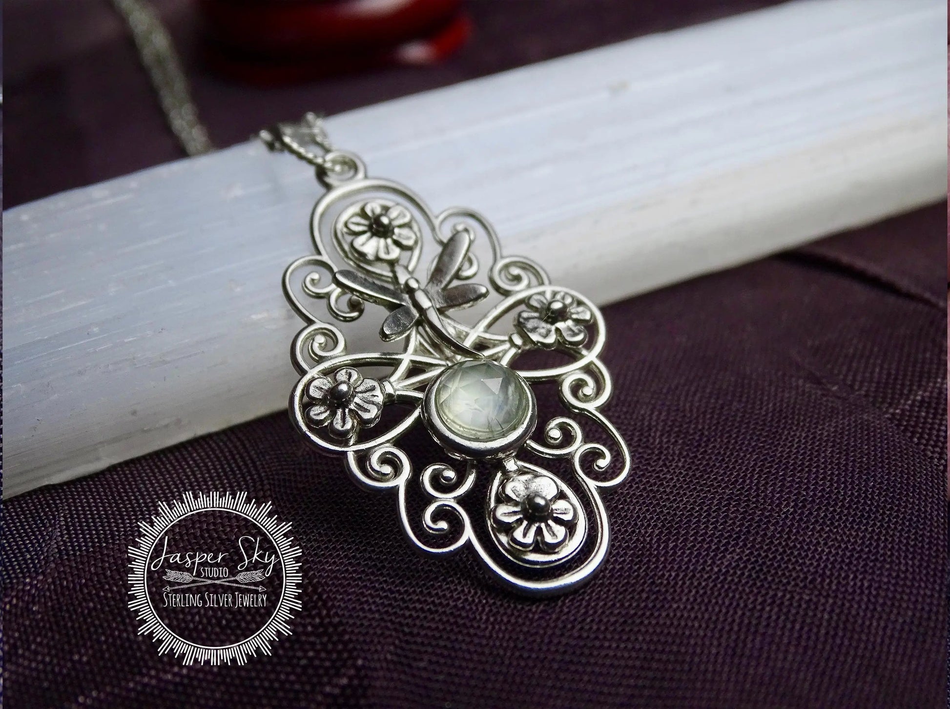 Sterling Silver Dragonfly Pendant
