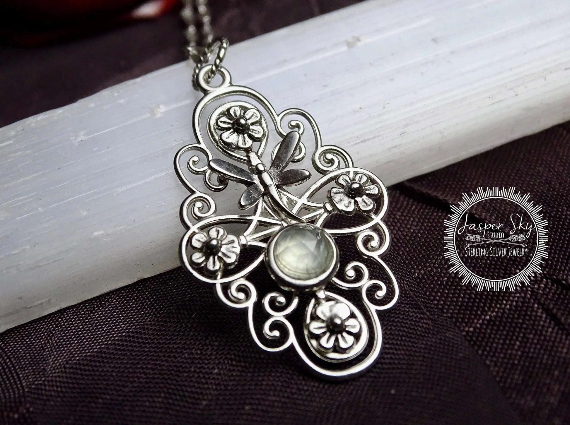 Sterling Silver Dragonfly Pendant