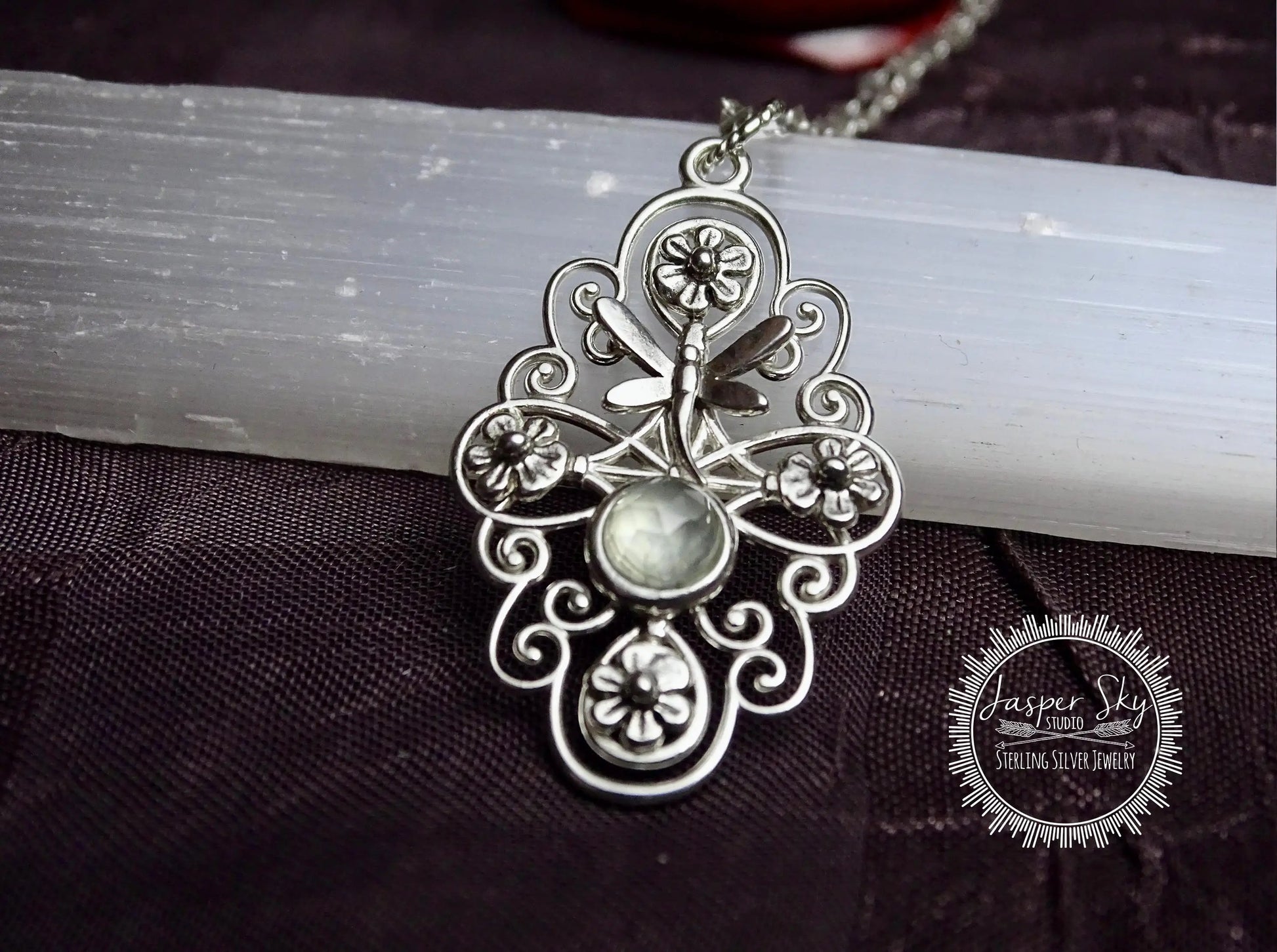 Sterling Silver Dragonfly Pendant