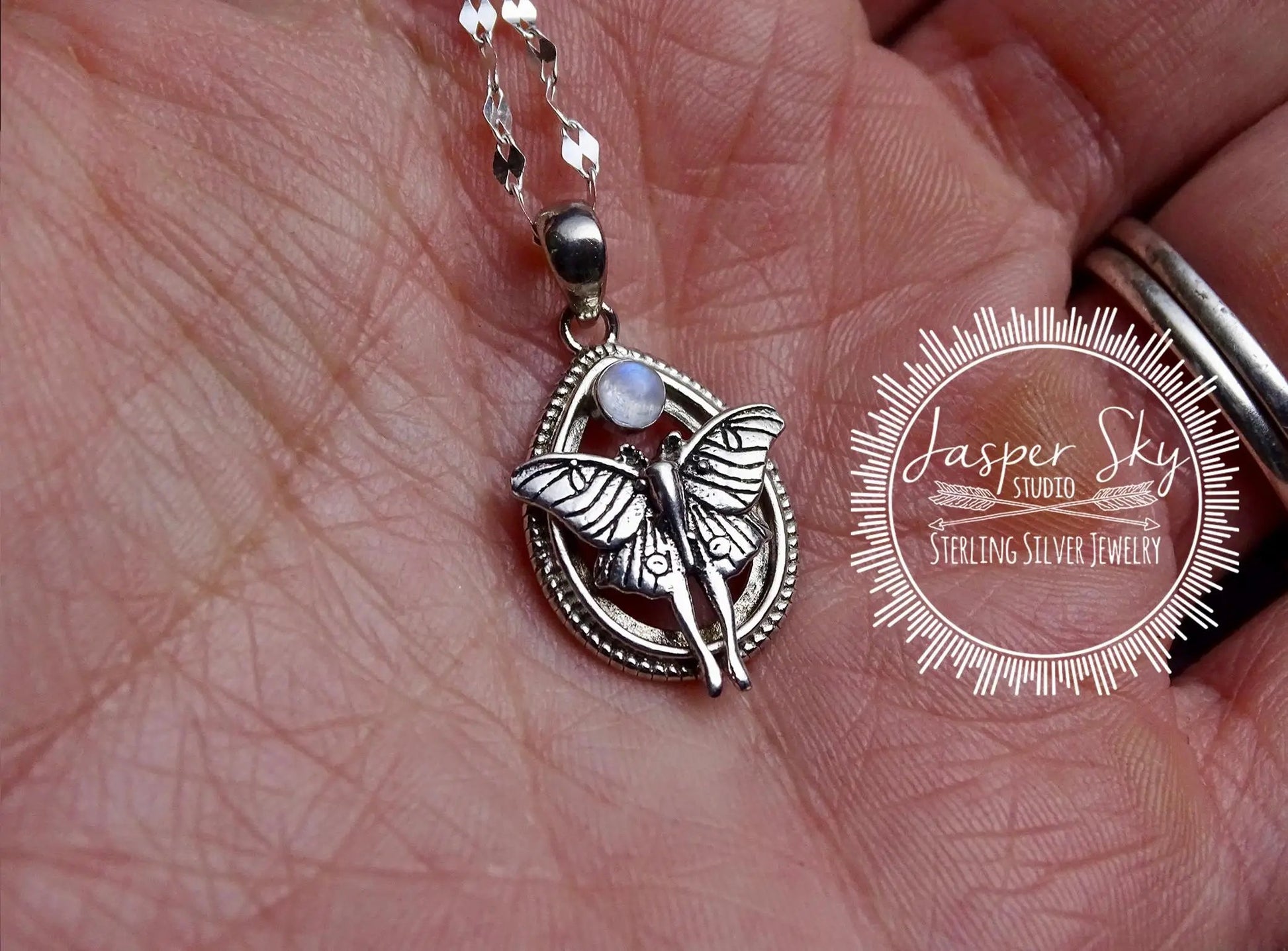 Luna Moth Pendant