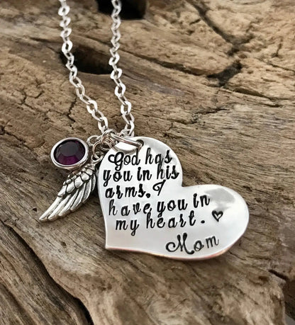 Memorial Jewelry for Loss of Mother