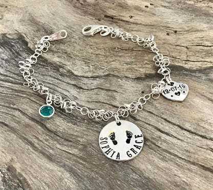 Birthstone Bracelet for Mom