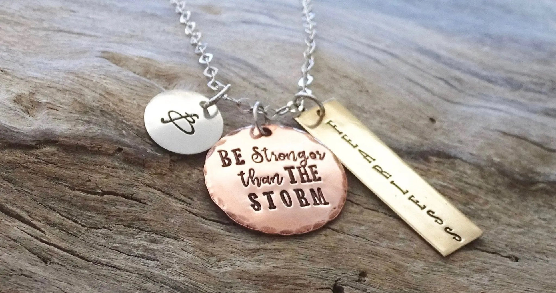 Be Stronger than the Storm Necklace