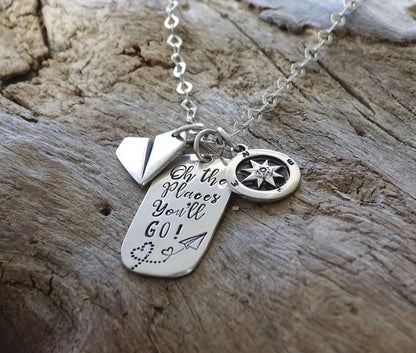 compass necklace