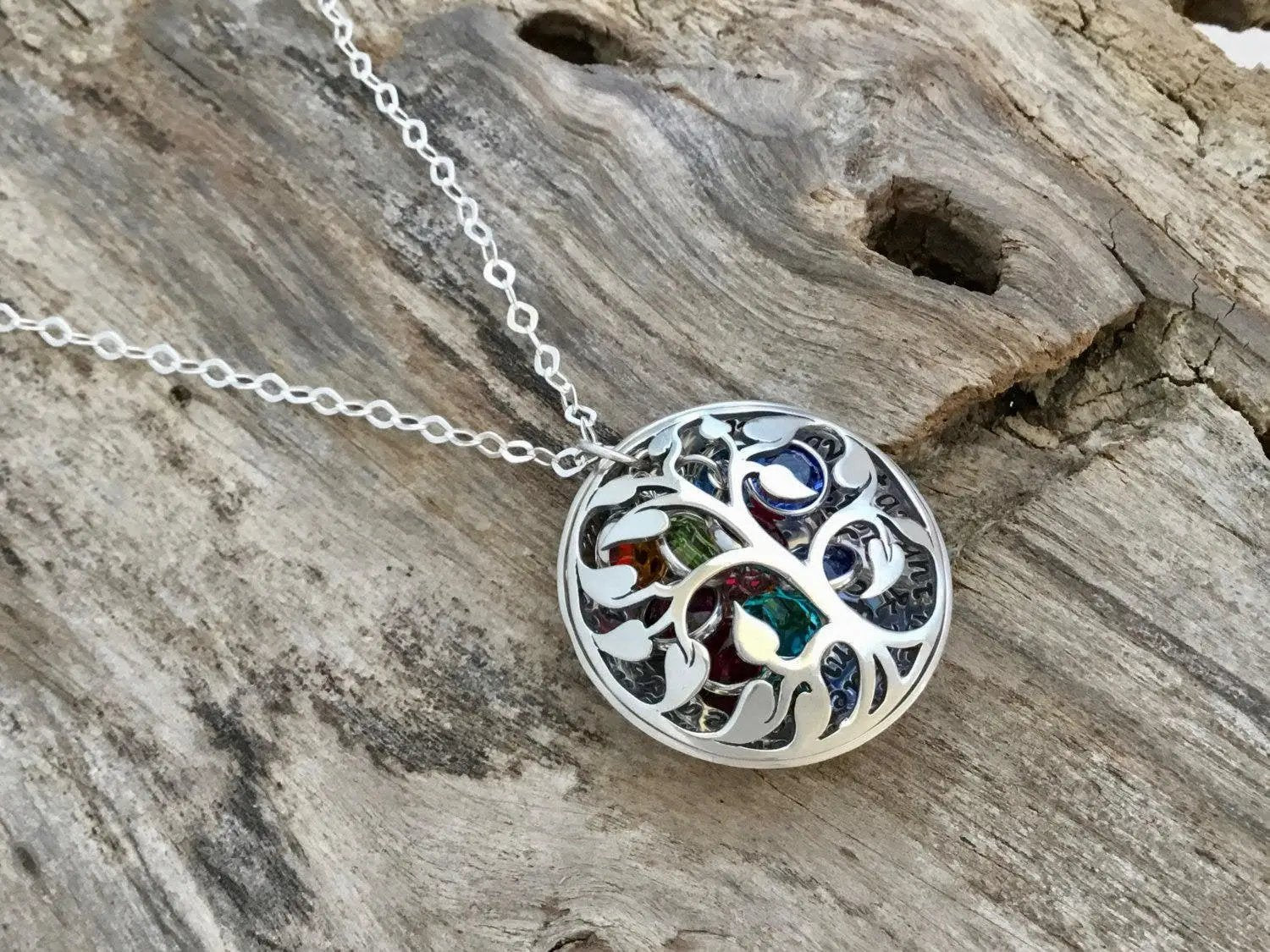 Tree Of Life Necklace - Pendant Necklace Of 0.925 Silver