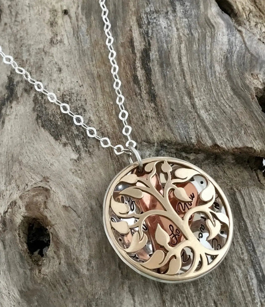 Family Necklace for Mom