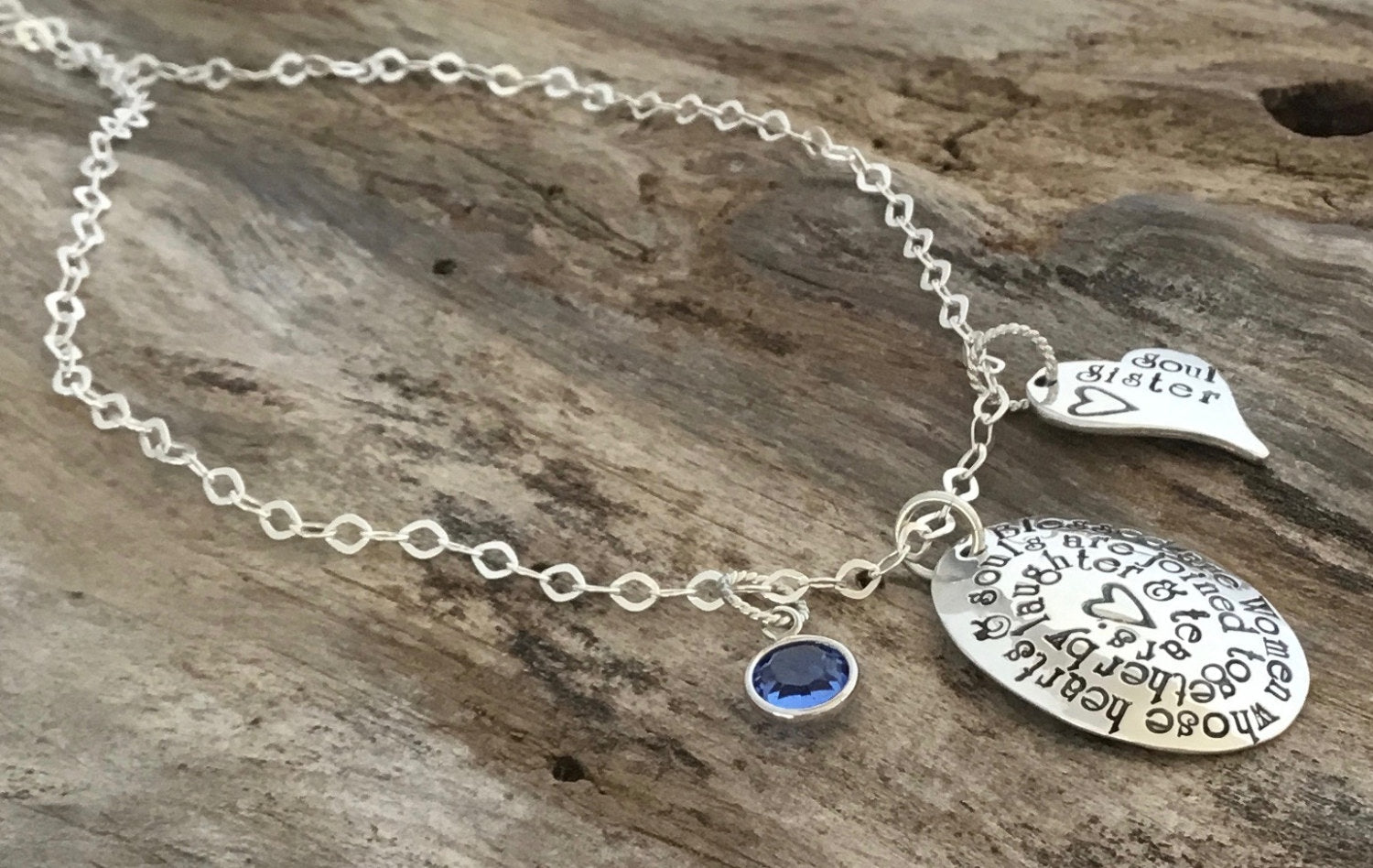 friendship necklace for adults | sterling silver