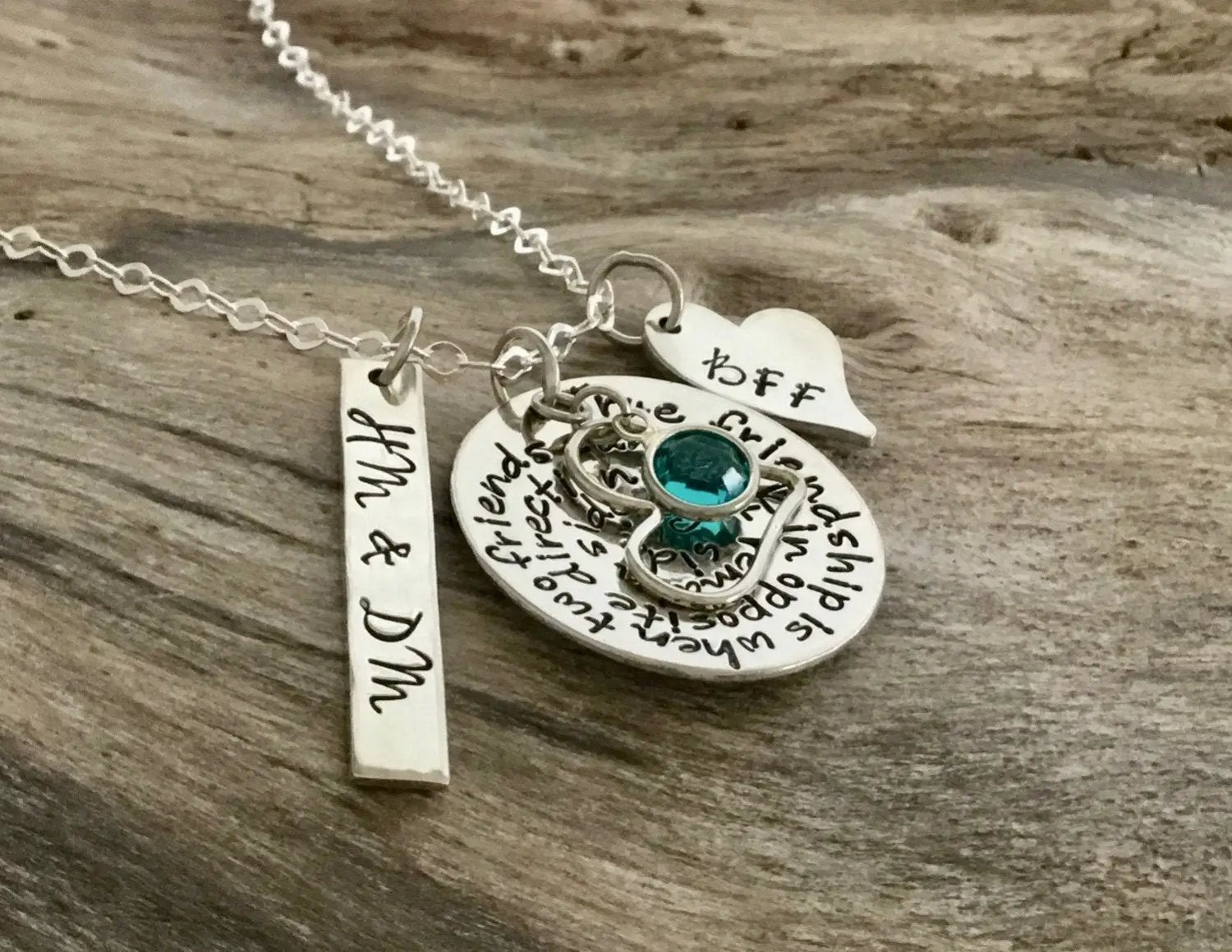 friendship necklace | sterling silver